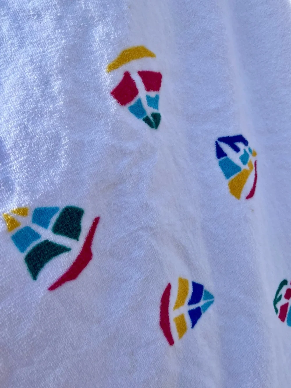Beach Towel Beverly Hills Surf & Sun Polo Club Vintage Sailboard Sailboat BHPC